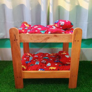 Cat Wooden Bed with Soft Cushion (CBC001)