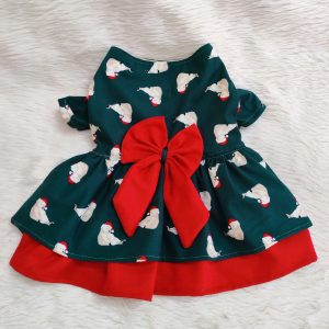 Cat Frock Flannel Fabric Dress (CFD001)