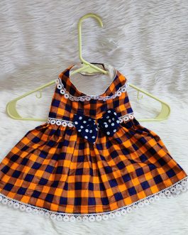 Cat Frock Flannel Fabric Dress (CFD002)