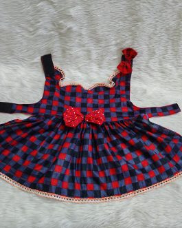 Cat Frock Flannel Fabric Dress (CFD003)