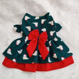 Cat Frock Flannel Fabric Dress (CFD001)