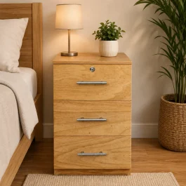 Wooden Bed Side Table (BSD002)
