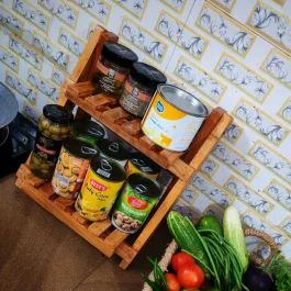 Foldable Mini Wooden Rack (MWK001)