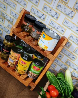 Foldable Mini Wooden Rack (MWK001)