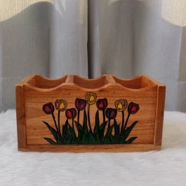 Wooden Cutlery Holder (WCH004)