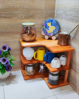 Wooden Corner Rack (WCR001)