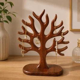 Wooden Jewelry Organizer Tree (WJT001)