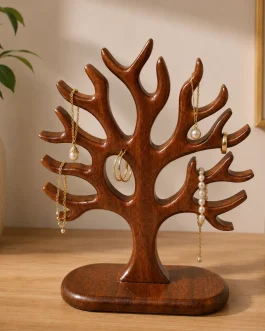 Wooden Jewelry Organizer Tree (WJT001)