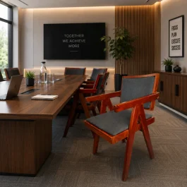 Wooden Meeting Chair (WMC001)
