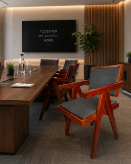 Wooden Meeting Chair (WMC001)