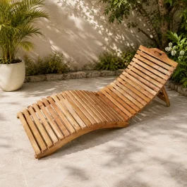 Wooden Sun Bed (WSB001)