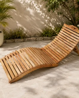 Wooden Sun Bed (WSB001)