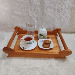 Wooden Curved Serving Tray (WST005)