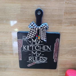 Decorative Square Chopping / Pizza Board (DPB002-P2)