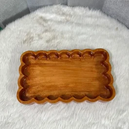 Wooden Wavy Serving Tray (WST008-LM)