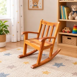 Kids Wooden Rocking Chair (KRC001)