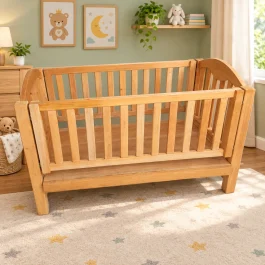 Wooden Baby Cot (WBC001)
